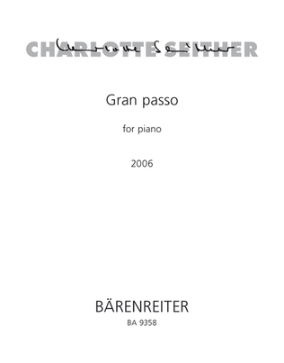 Book cover for Gran Passo for Piano