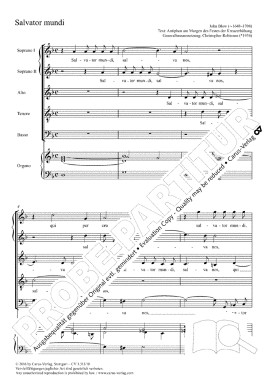 Salvator mundi SSATB scores gallery preview page 2