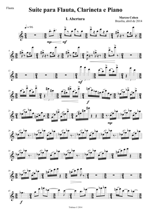 Suite for Flute, Clarinet and Piano