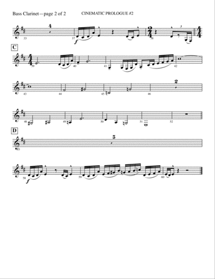 CINEMATIC PROLOGUE #2 CINEMATIC PROLOGUE #2 Full Orchestra scores gallery preview page 2