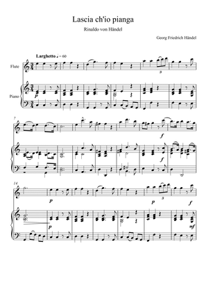 Georg Friedrich Handel - Lascia ch'io pianga (Flute Solo)