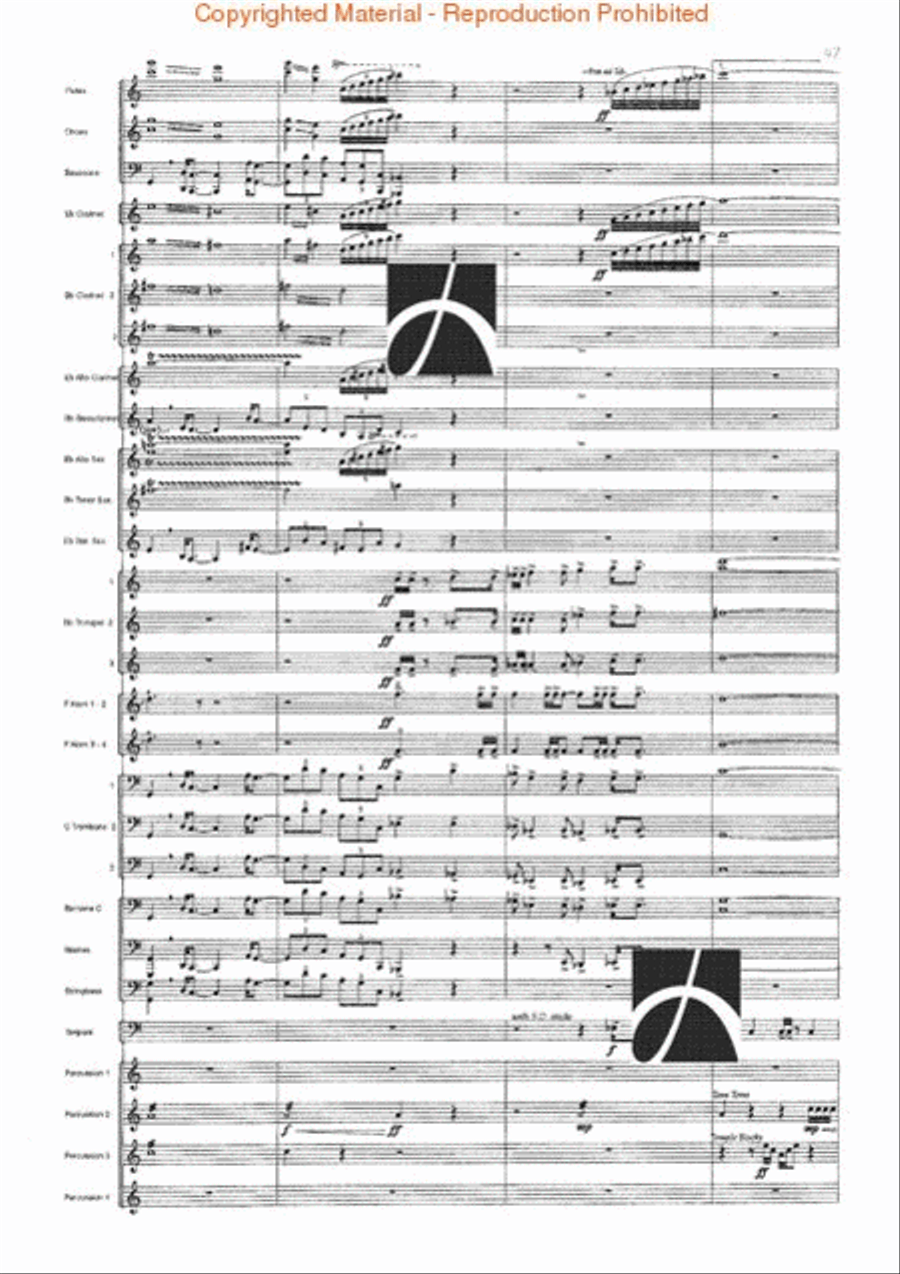 Spartacus Concert Band scores gallery preview page 48