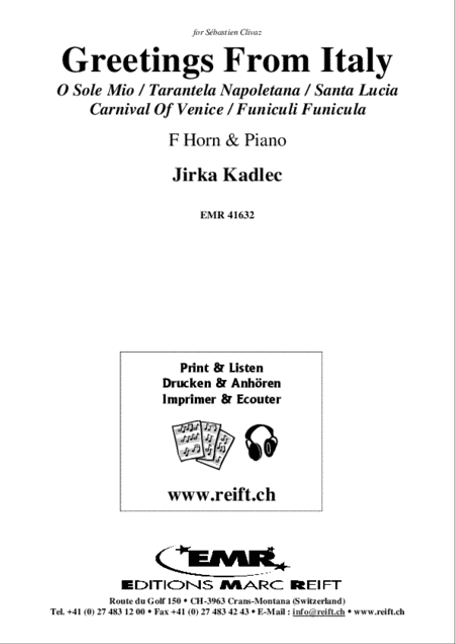 Greetings From Italy Greetings From Italy Horn scores gallery preview page 2