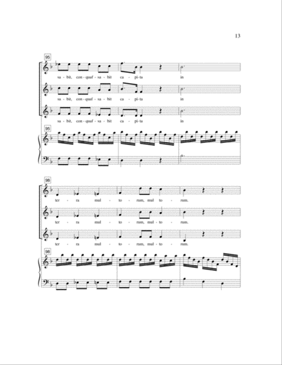 Dixit Dominus SSA scores gallery preview page 6