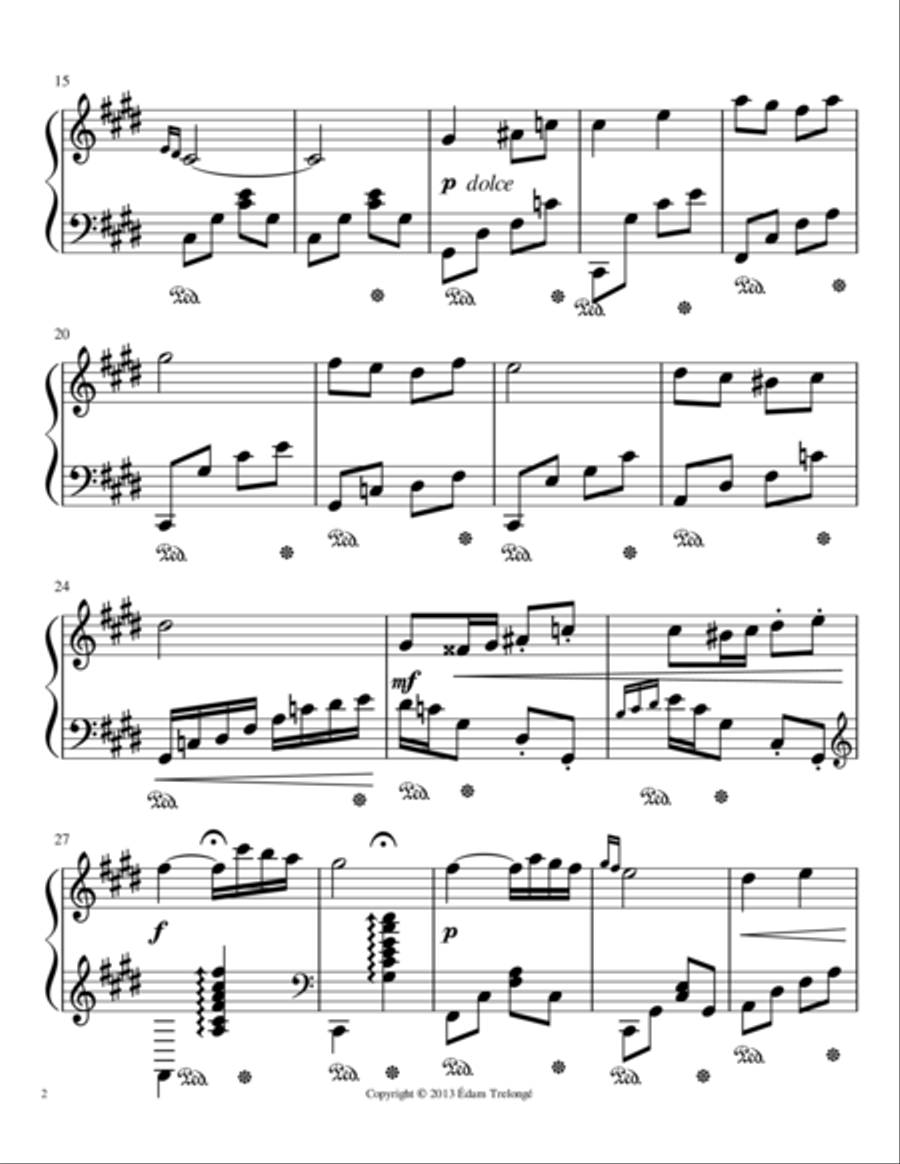 Petite Marche Funèbre Piano Solo scores gallery preview page 2