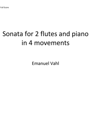 Sonata for Two Flutes and Piano in Four Movements