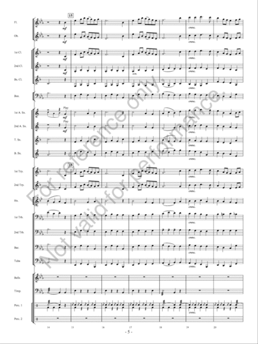 Pembroke Castle Pembroke Castle Concert Band scores gallery preview page 6