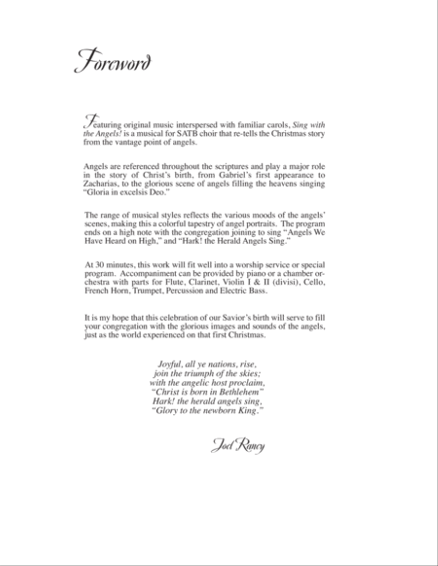 Sing with the Angels!- Score 4-Part scores gallery preview page 3