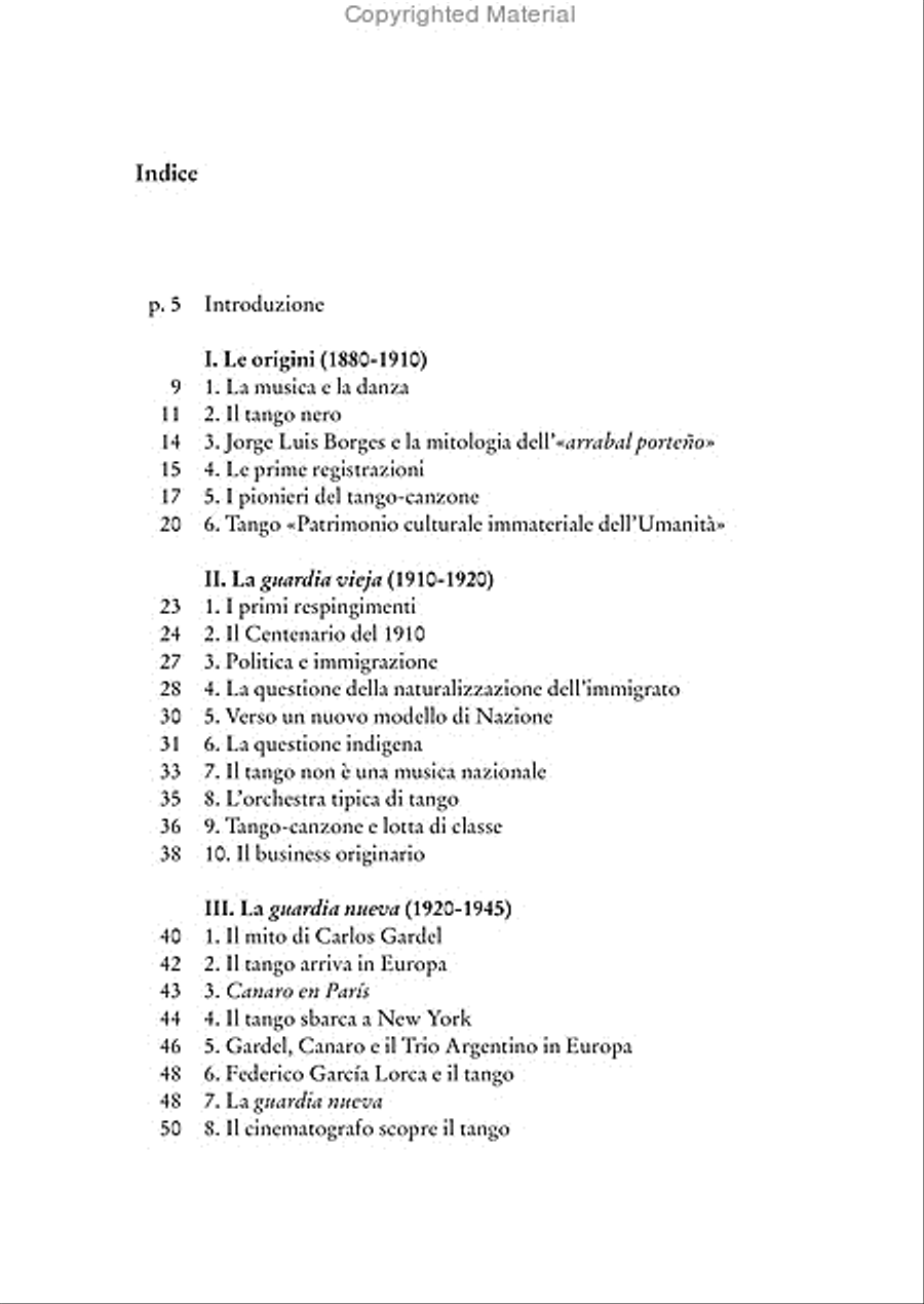 La morte del tango. Breve storia politica del tango in Argentina School and Community scores gallery preview page 2