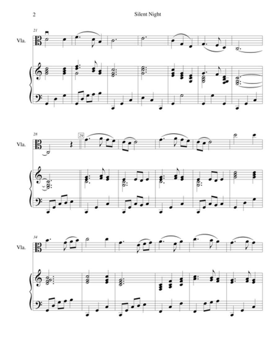 Silent Night - for viola and piano image number null