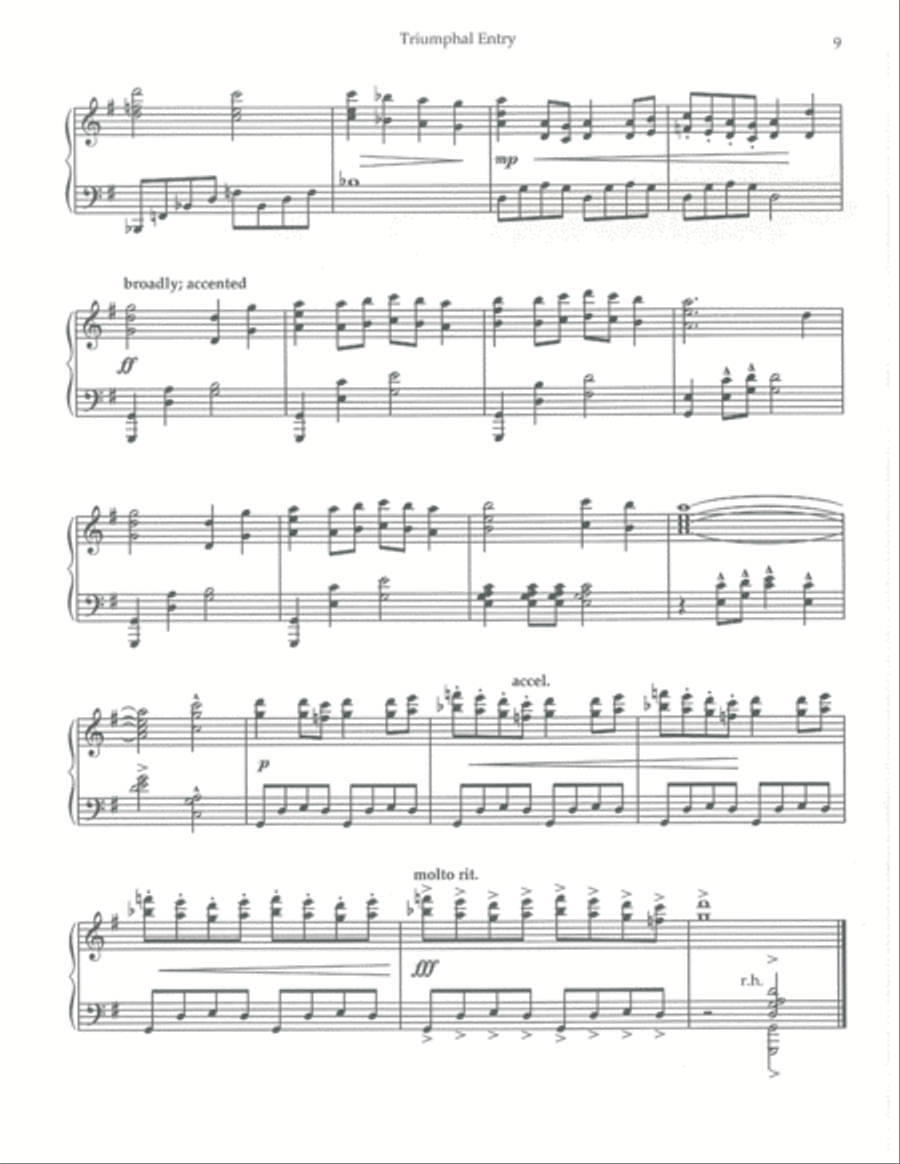 A Triptych for Holy Week Piano Solo scores gallery preview page 7