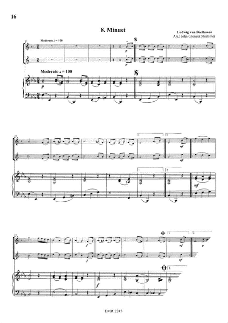 Duos Vol. 3 Woodwind Ensemble scores gallery preview page 10
