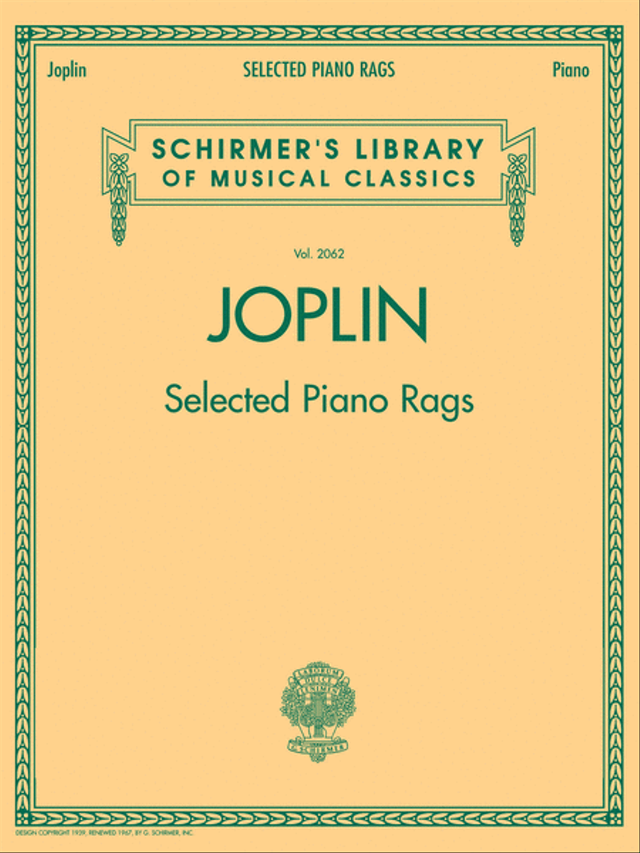 Selected Piano Rags Piano Solo scores gallery preview page 1