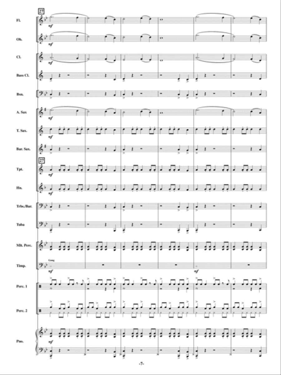 Colors of Christmas Concert Band scores gallery preview page 6