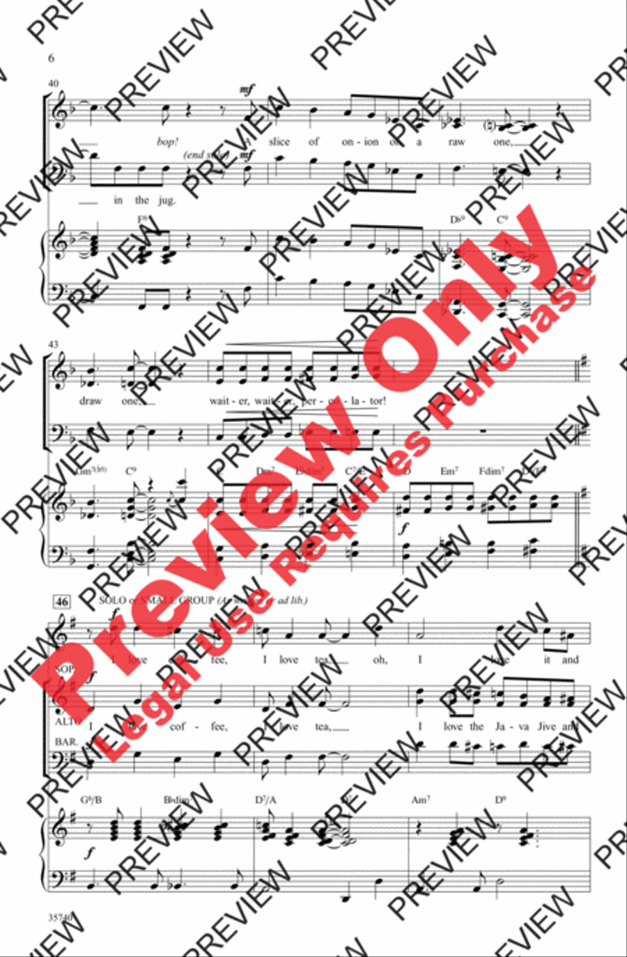 Java Jive 3-Part scores gallery preview page 6