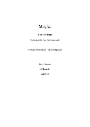 Magic.. For Flute solo