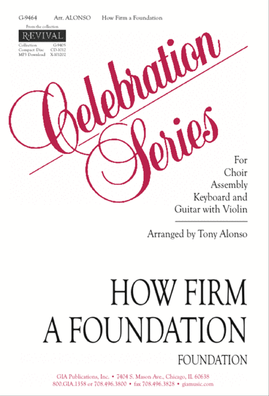 How Firm a Foundation 3-Part scores gallery preview page 1