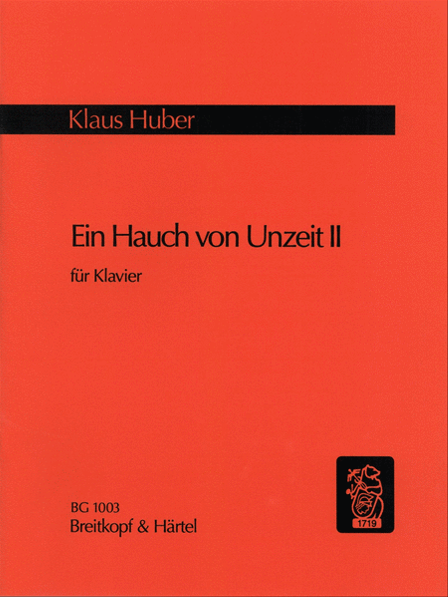 Ein Hauch von Unzeit Piano Solo scores gallery preview page 1