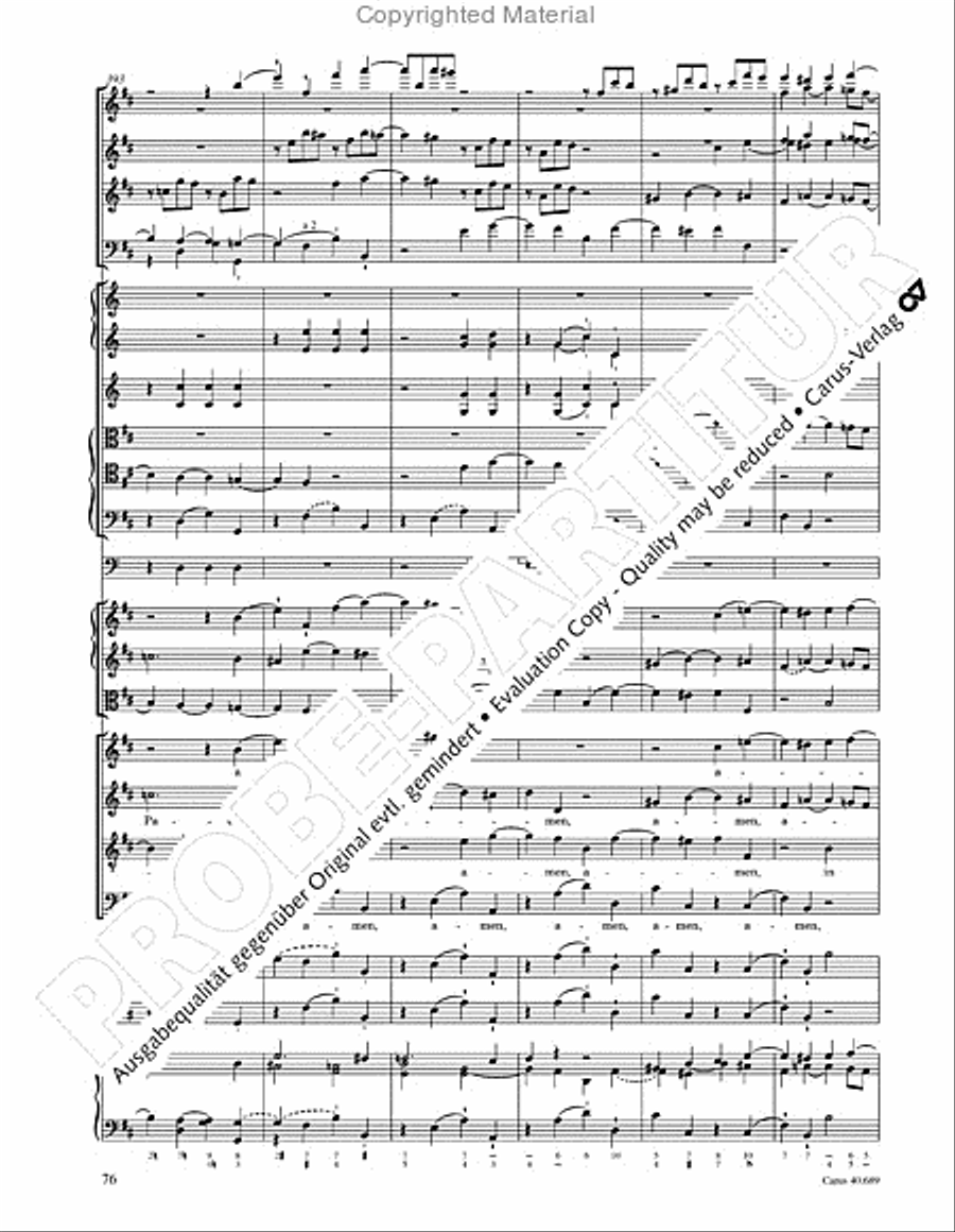 Missa solemnis Missa solemnis 4-Part scores gallery preview page 92