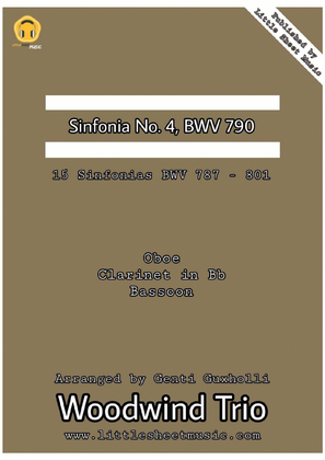 Sinfonia No. 4 in D Minor, BWV 790