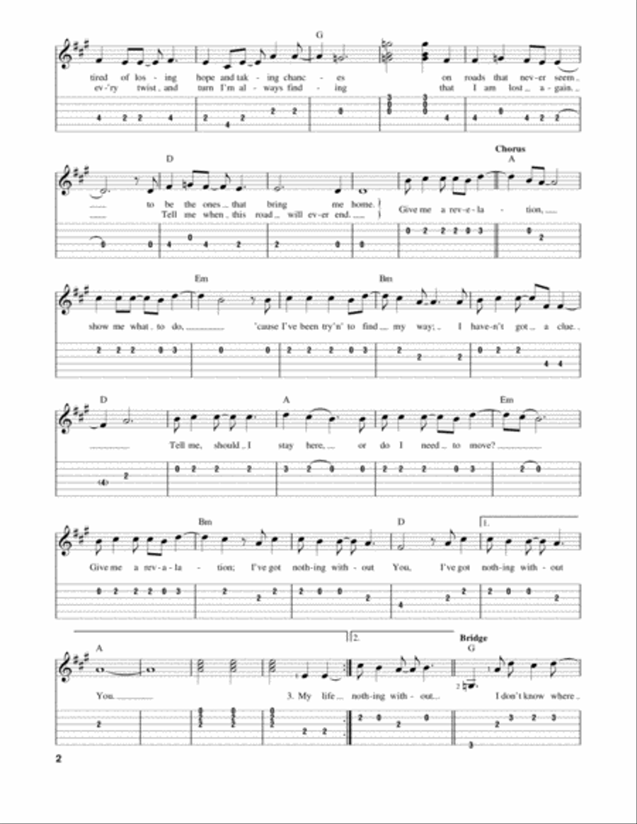 Revelation Acoustic Guitar scores gallery preview page 2