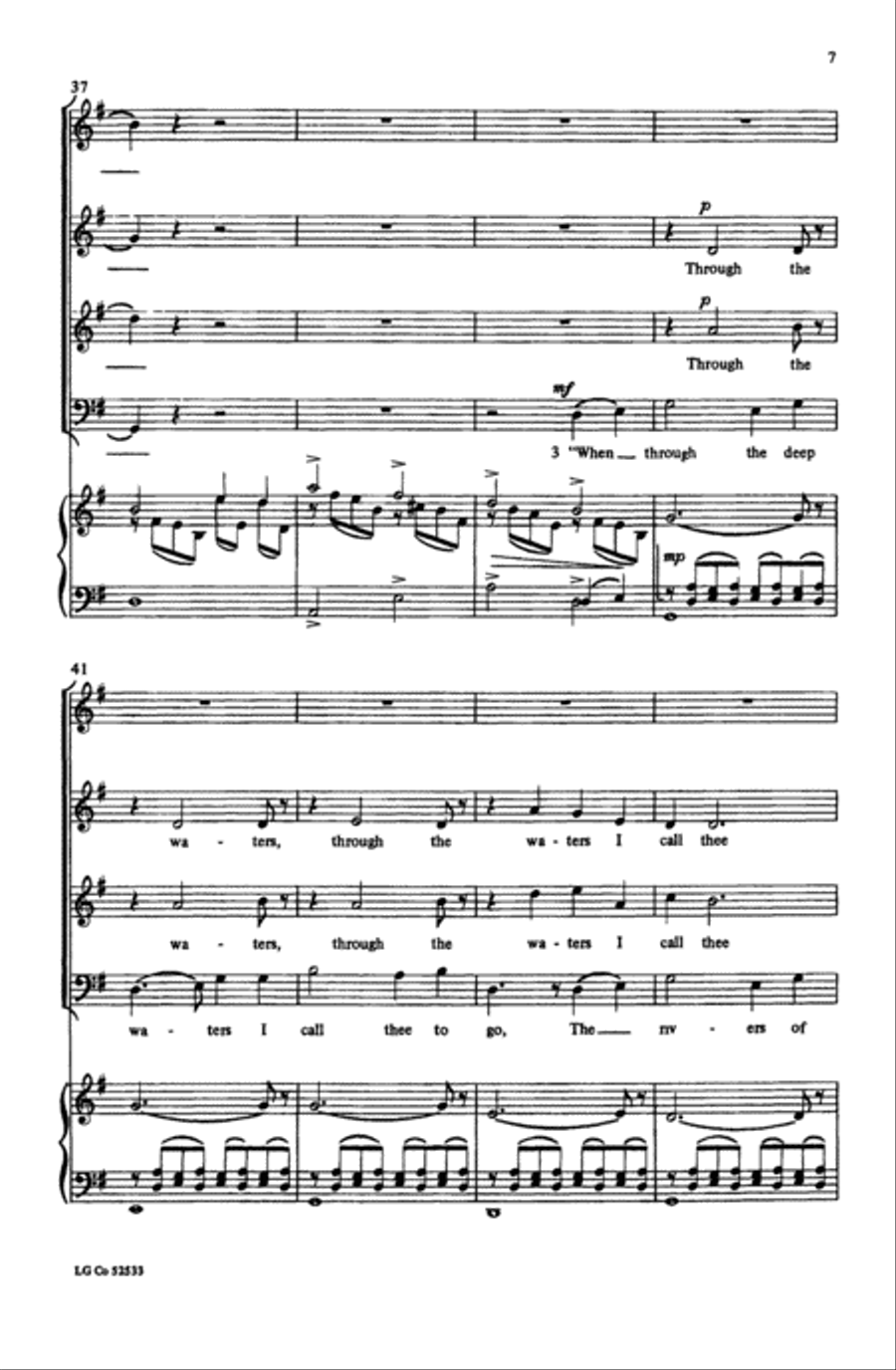 How Firm a Foundation Choir scores gallery preview page 5