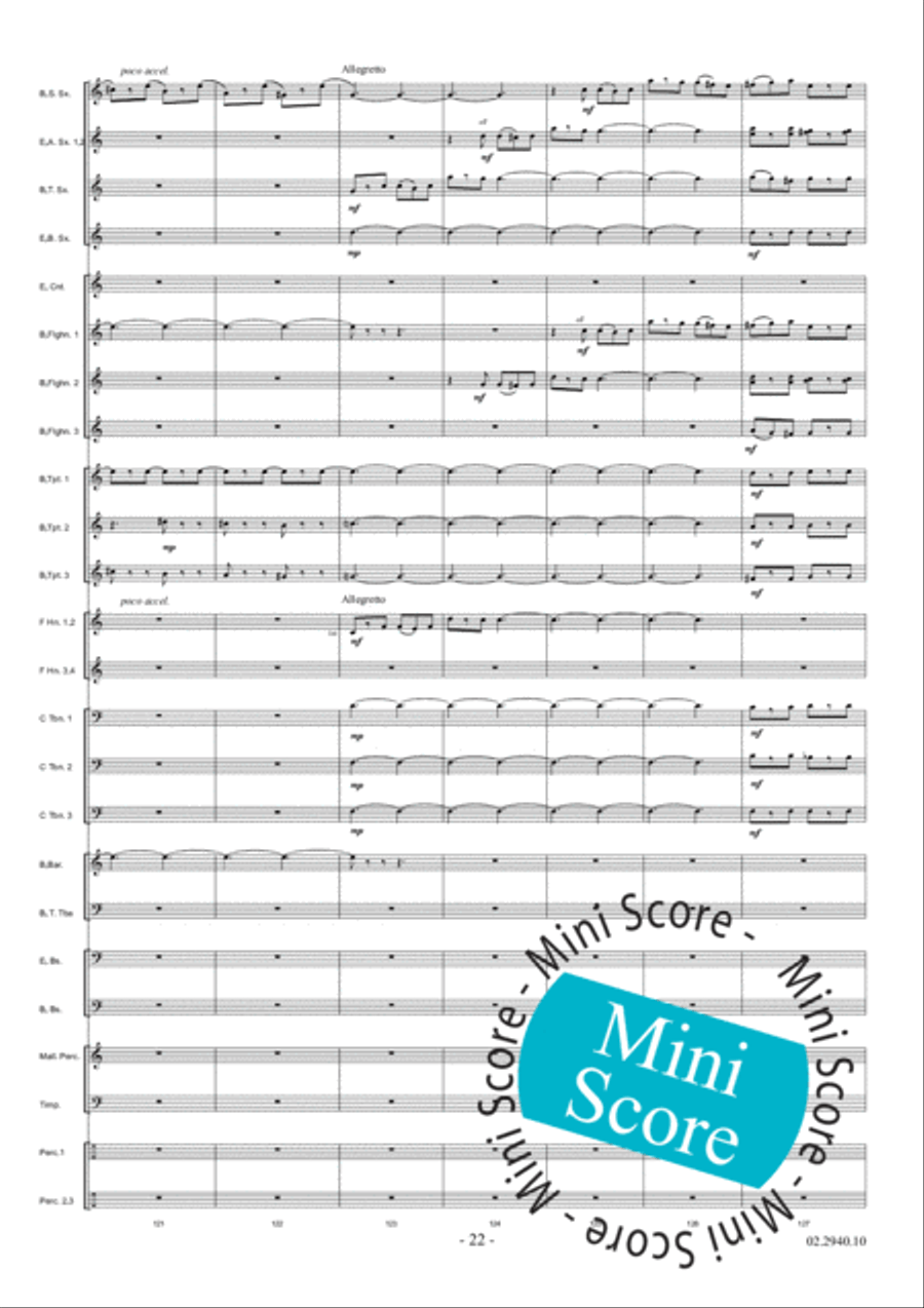 Aurora Fanfare Band scores gallery preview page 28