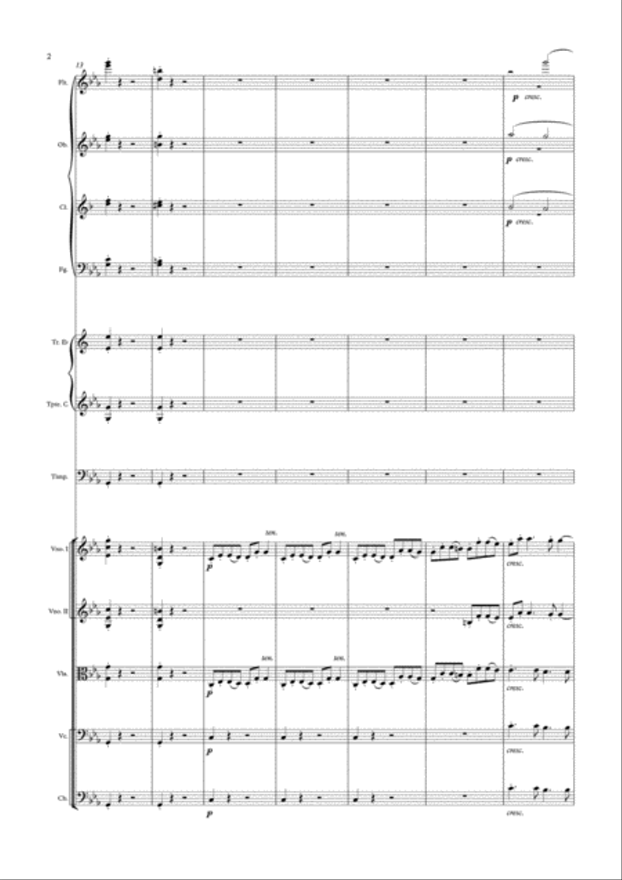 Beethoven - Coriolan Overture - Score and Parts Full Orchestra scores gallery preview page 3