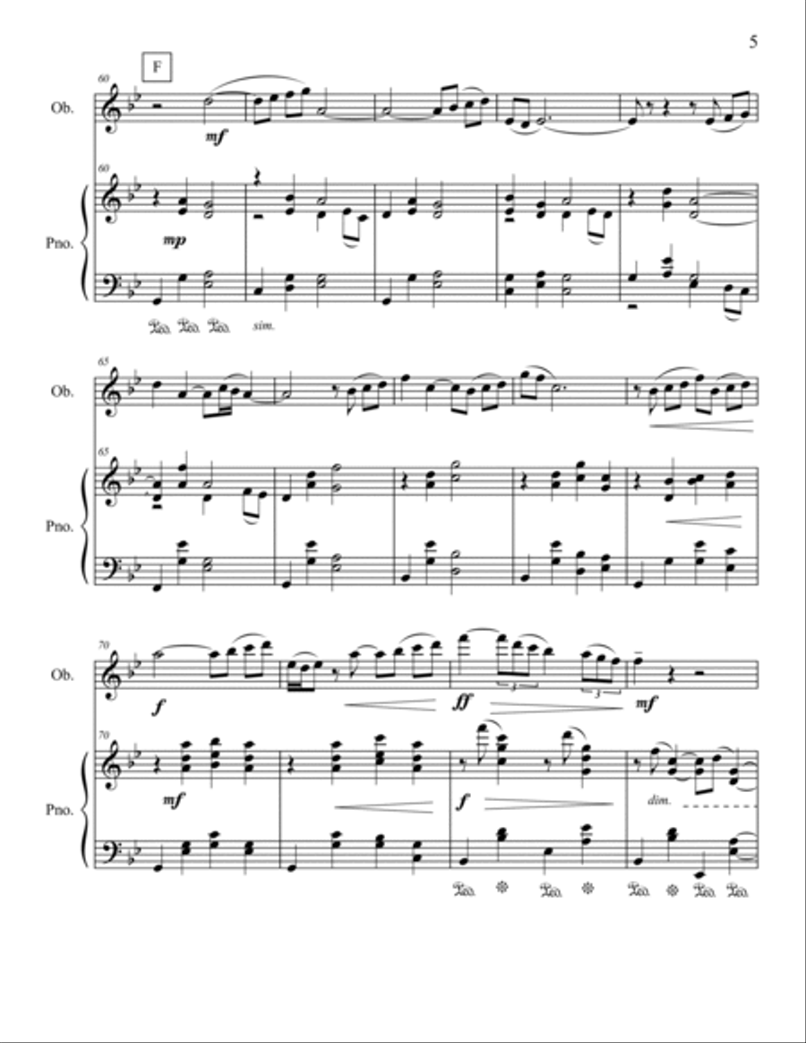 Night of the Large Few Stars Woodwind Duet scores gallery preview page 6