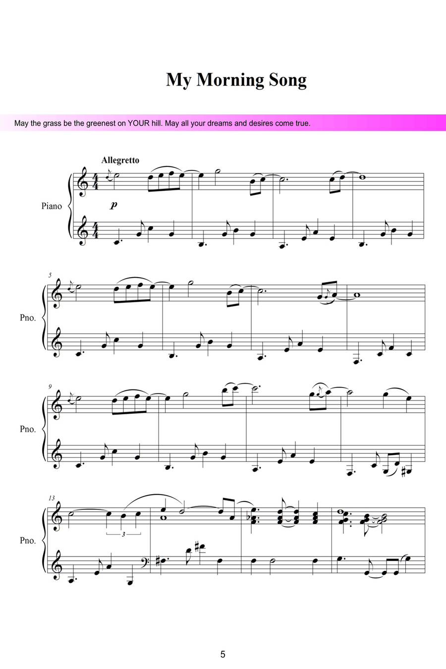 Happy Birthday Album Voice scores gallery preview page 4