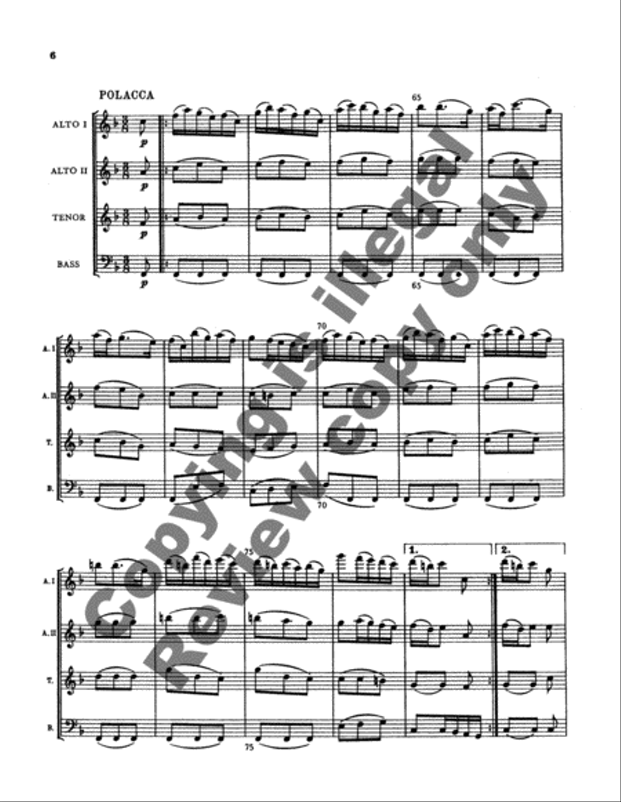 Dance Suite (from Brandenberg Concerto No. 1) Recorder scores gallery preview page 9
