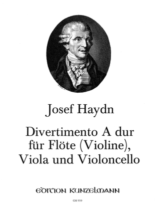 Book cover for Divertimento in A major