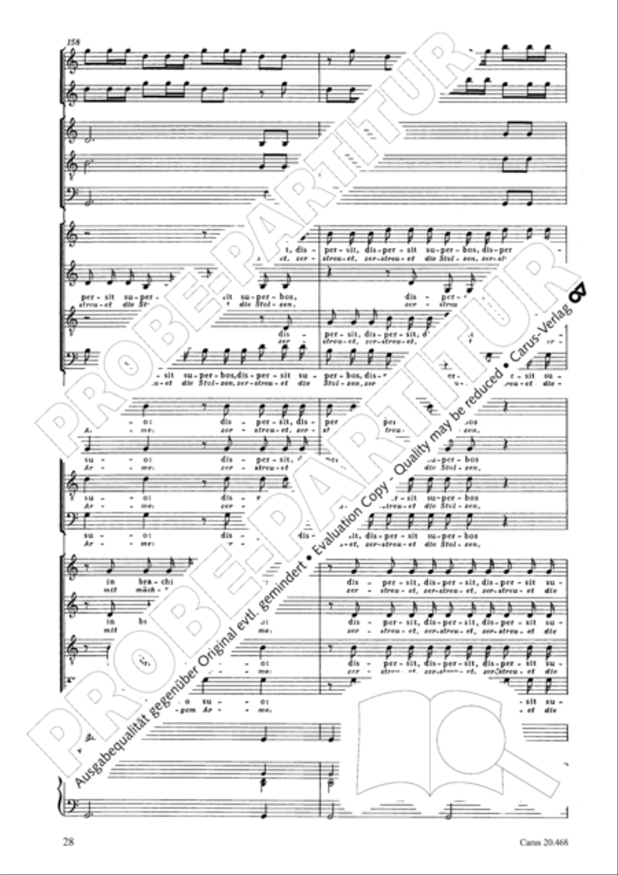 Uppsala-Magnificat 4-Part scores gallery preview page 29