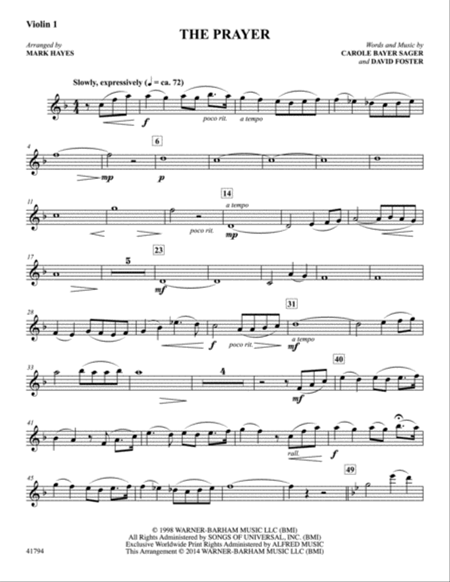 The prayer instrumental online piano and violin