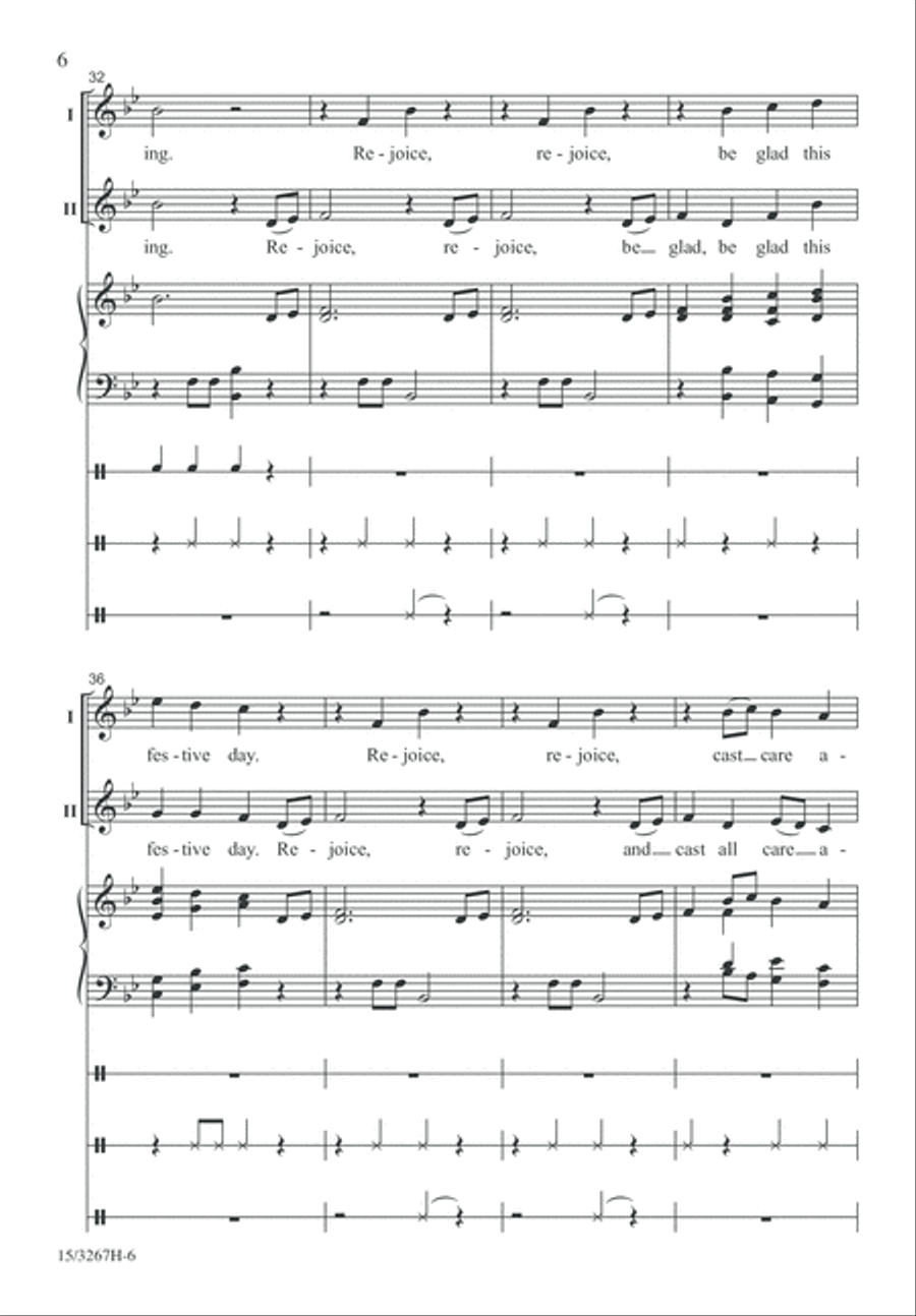 Be Glad This Festive Day Be Glad This Festive Day 2-Part scores gallery preview page 6