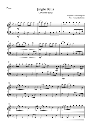 Jingle Bells (Christmas Song) for Piano Solo