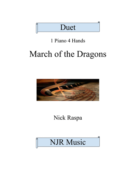 March Of The Dragons (1 piano 4 hands) full set image number null