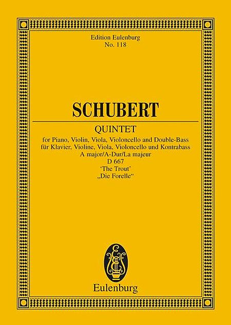Piano Quintet in A Major The Trout