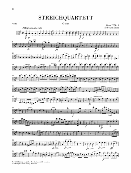 String Quartets – Volume XI Op. 77 and Op. 103