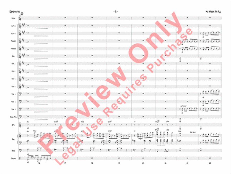 No Moon at All Jazz Ensemble scores gallery preview page 11
