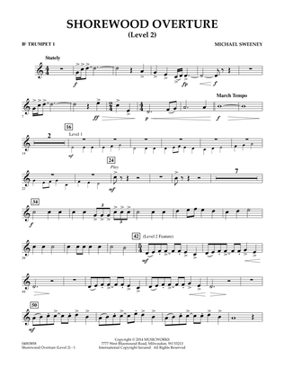 Shorewood Overture (for Multi-level Combined Bands) - Bb Trumpet 1 (Level 2)