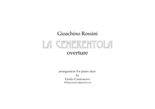 Rossini: La Cenerentola (Cinderella) - Overture for Piano Duet (4 hands)