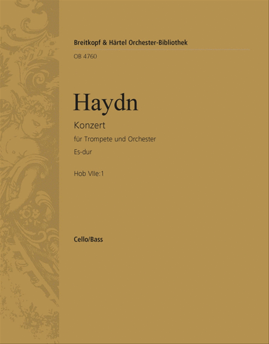Trumpet Concerto in E flat major Hob VIIe:1 Orchestra scores gallery preview page 1