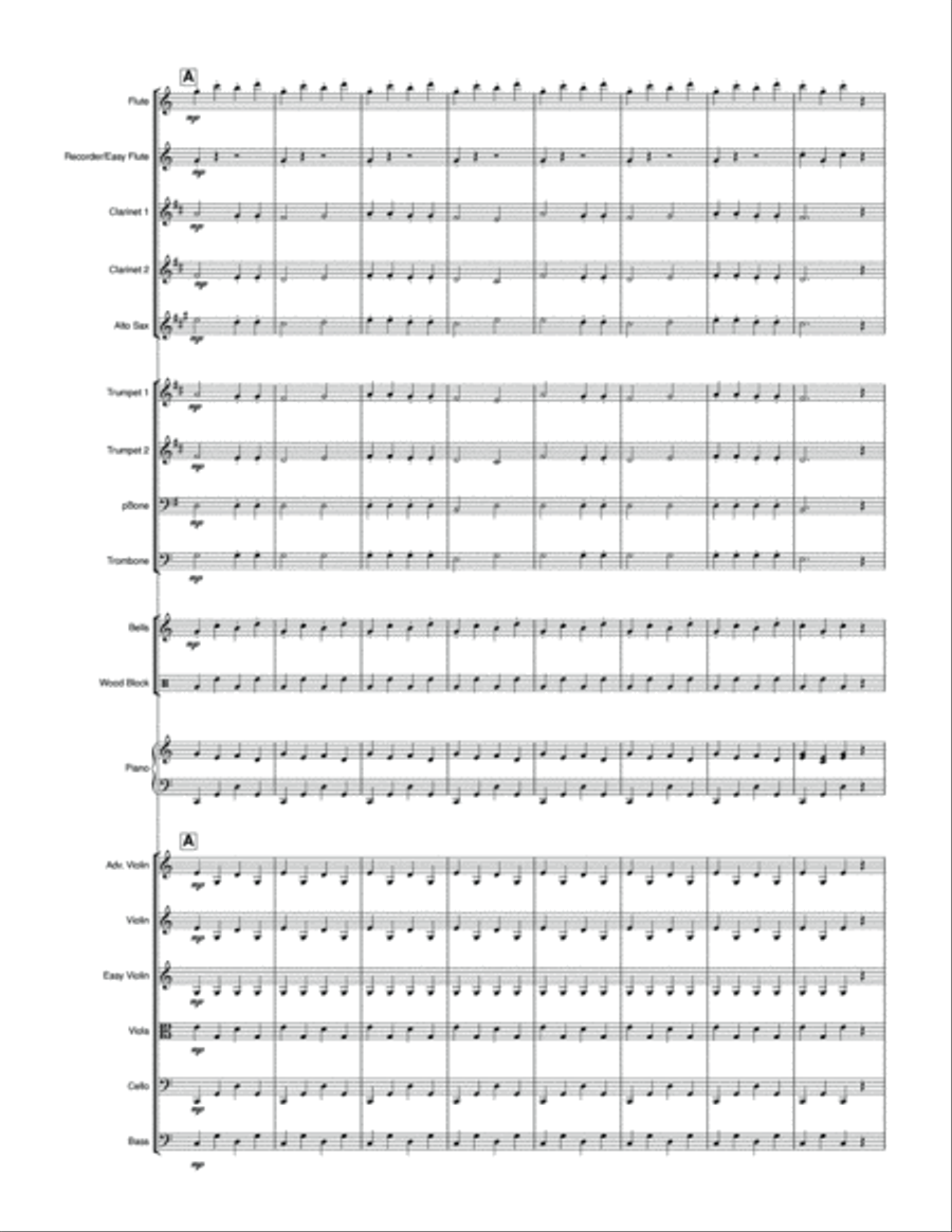 Tick Tock Clock Tick Tock Clock Full Orchestra scores gallery preview page 2