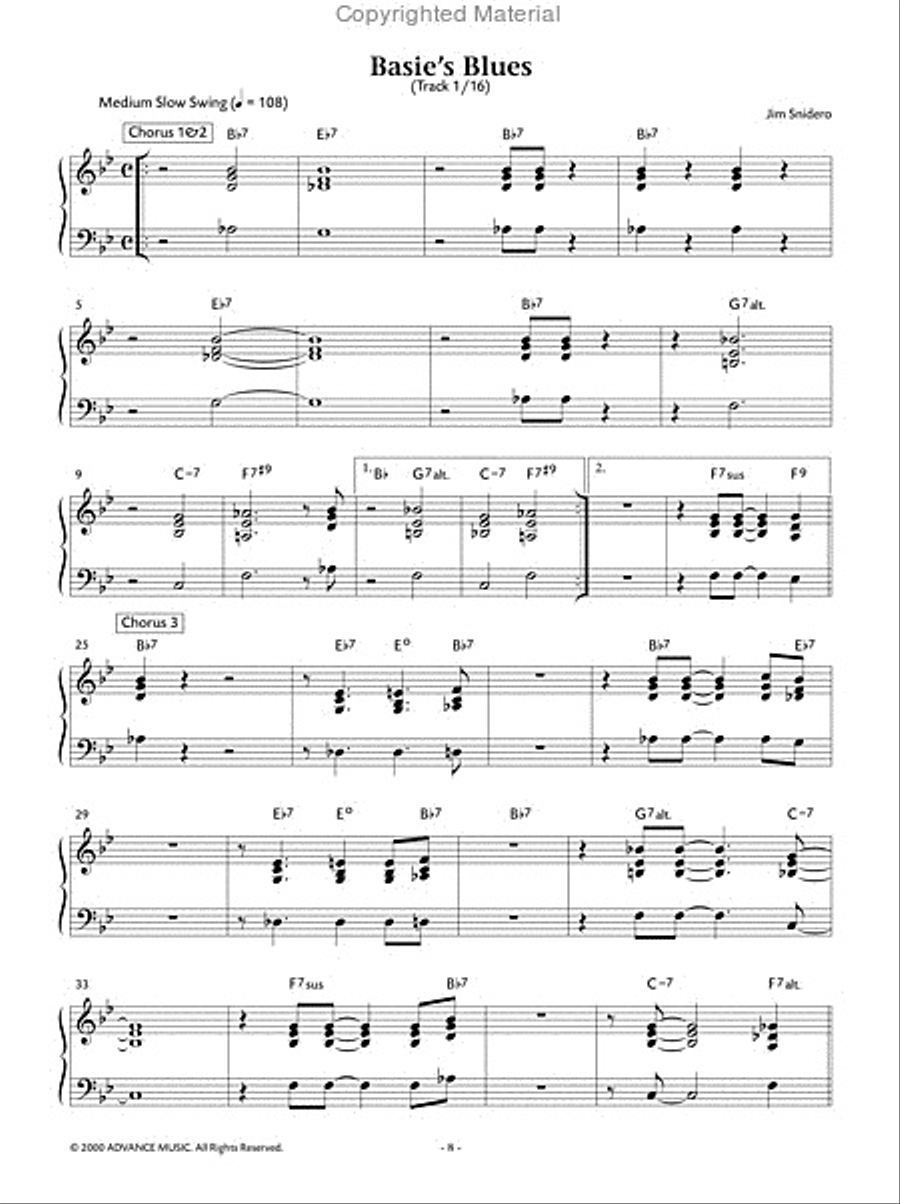 Easy Jazz Conception -- Piano Comping Piano Method scores gallery preview page 2