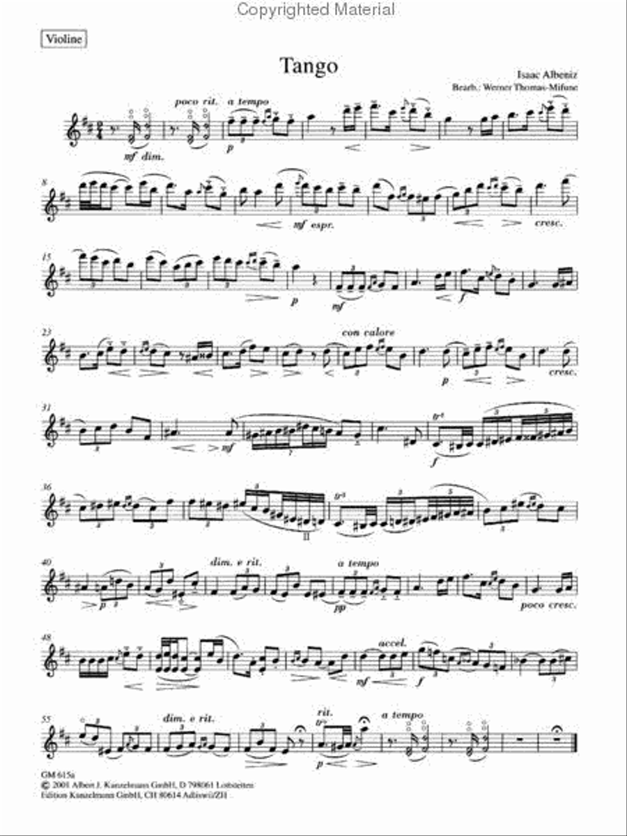 4 Tangos fur Klaviertrio - Band I Piano Trio scores gallery preview page 3