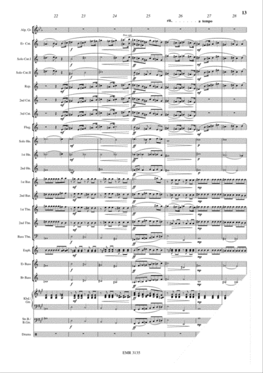 Alpine Cowboy Alpine Cowboy Brass Band scores gallery preview page 12