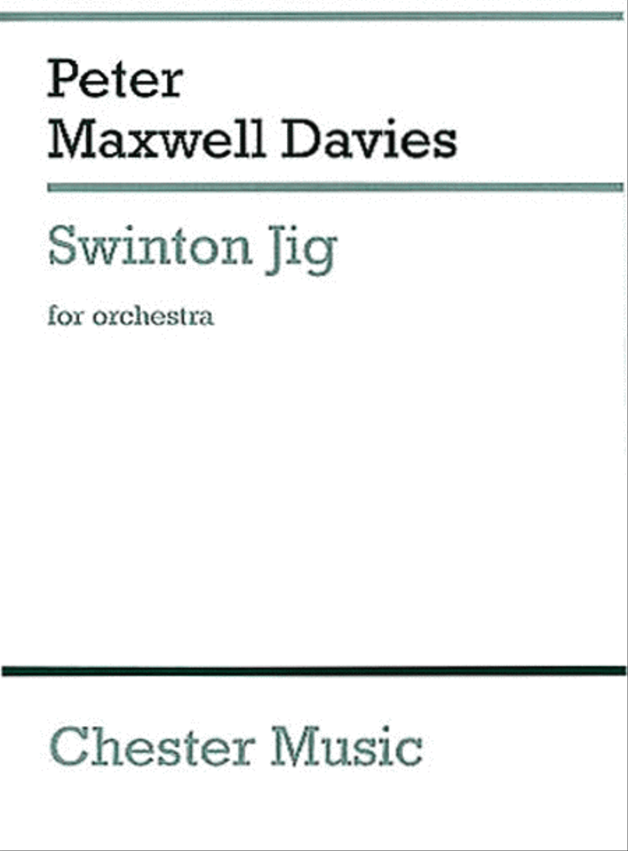 Maxwell Davies Swinton Jig (Mini Score) Orchestra scores gallery preview page 1