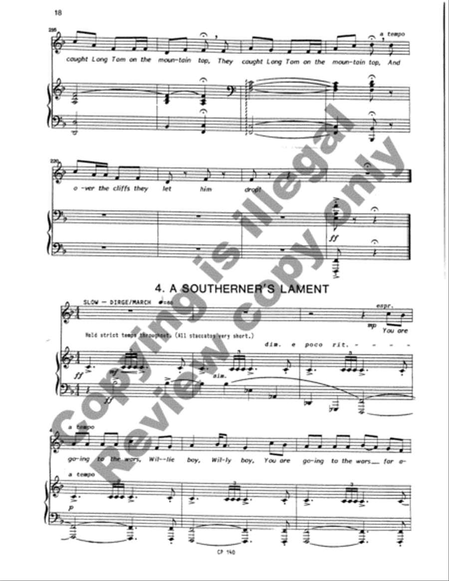 A Garland of Southern Song Medium Voice scores gallery preview page 30