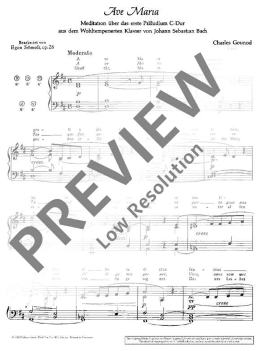 Ave Maria Harmonium scores gallery preview page 3